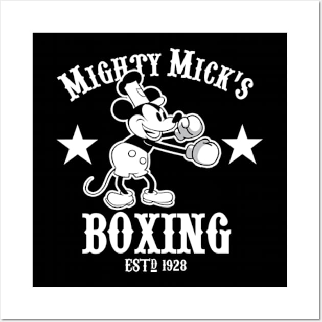 Mighty Mick's Boxing V2 Wall Art by PopCultureShirts